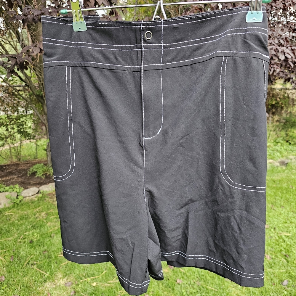 ZERO EXPOSURE BOARD SHORTS SIZE 3X BLACK CAN BE WORN AS BOTTOMS
